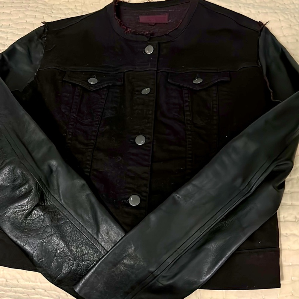 J Brand Jean and Leather Jacket